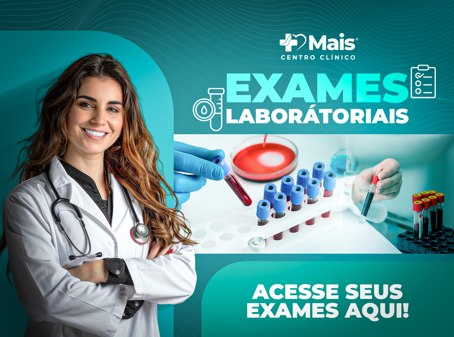Exames Laboratoriais.